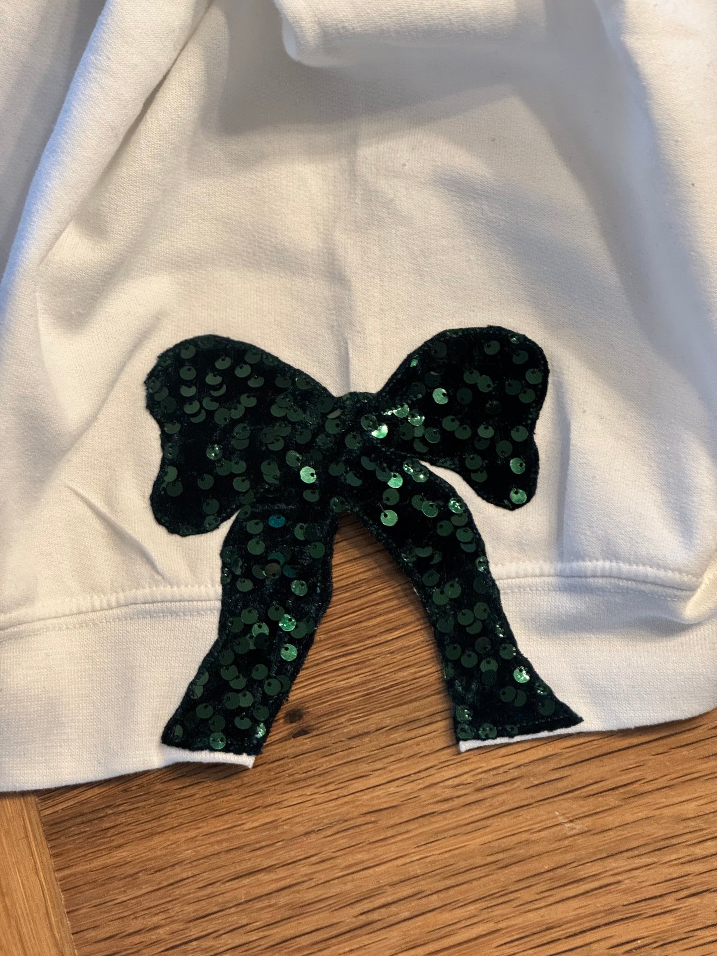Cheer Sweatshirt with Side Bows