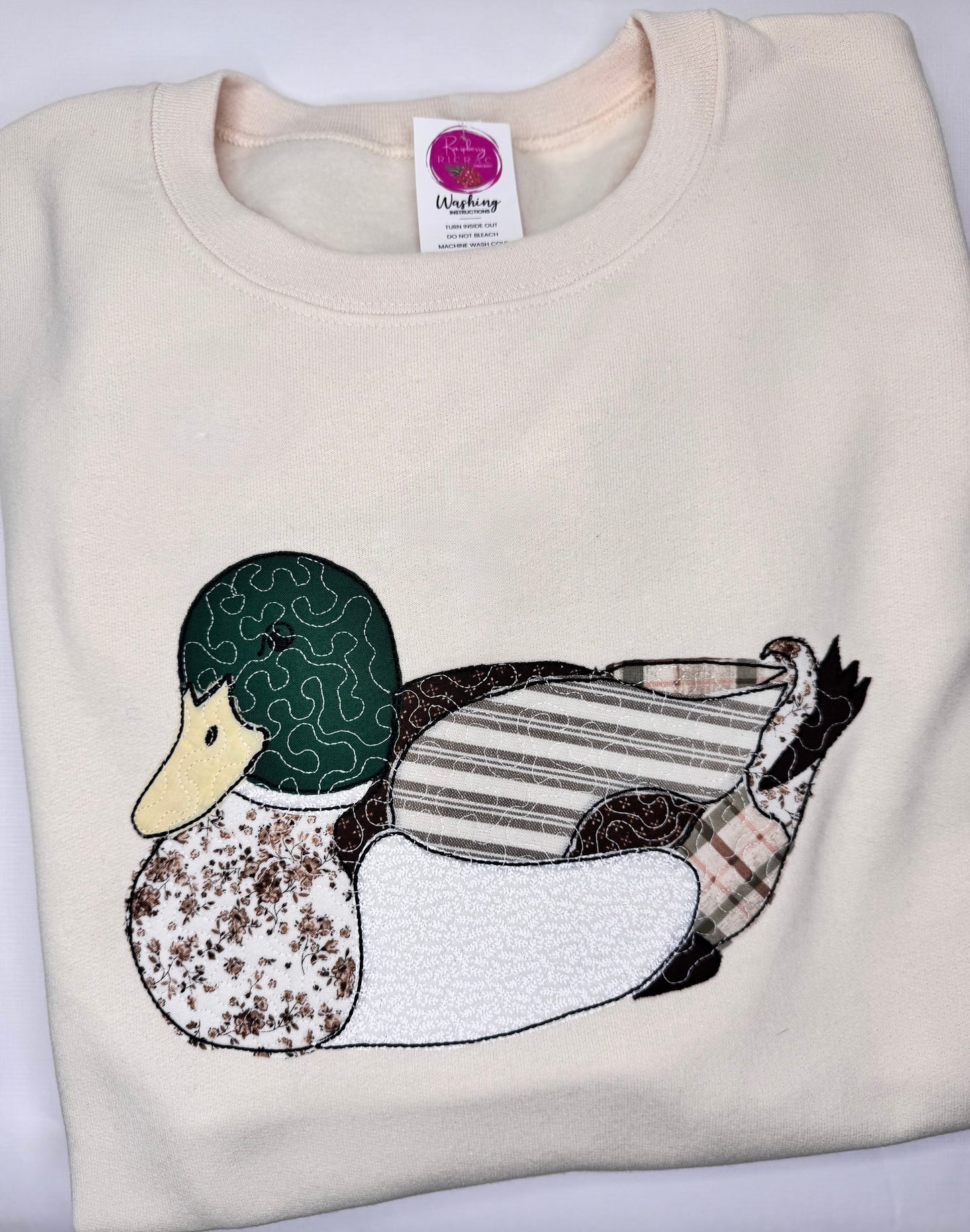 Vintage Quilted Duck